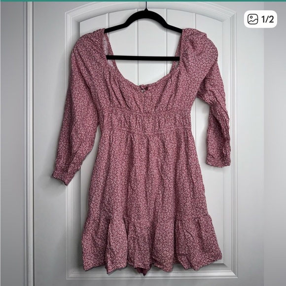 Hollister Pink Long Sleeve Dress - Picture 3 of 4